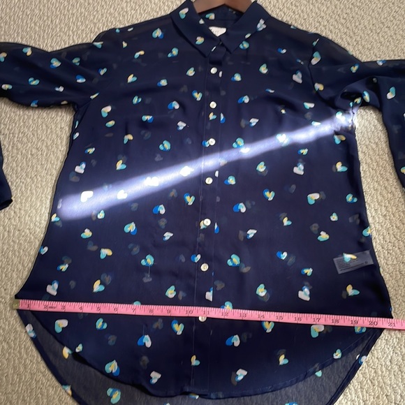 A new day sheer button up blouse - Picture 11 of 16